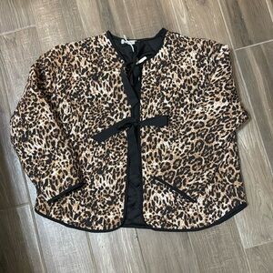 Leopard bow jacket (Boutique)